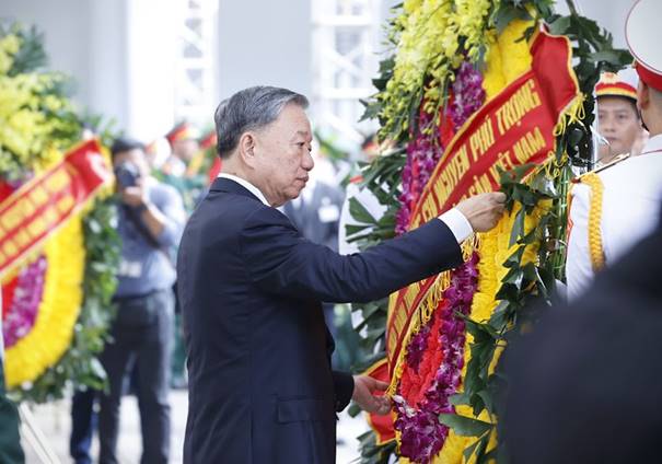 TỔNG THUẬT: LỄ QUỐC TANG TỔNG BÍ THƯ NGUYỄN PHÚ TRỌNG- Ảnh 12.