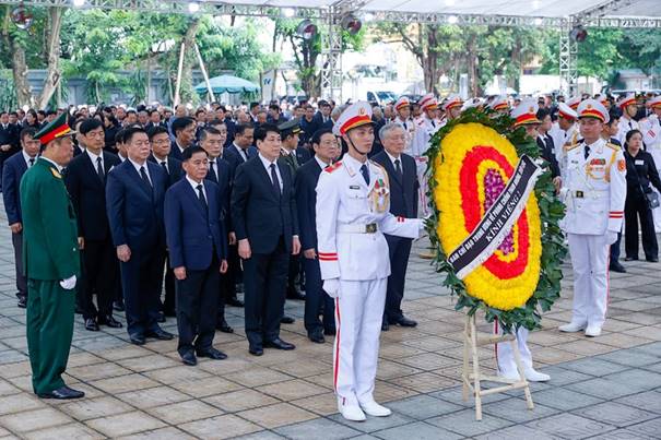 TỔNG THUẬT: LỄ QUỐC TANG TỔNG BÍ THƯ NGUYỄN PHÚ TRỌNG- Ảnh 22.