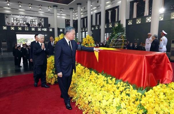 TỔNG THUẬT: LỄ QUỐC TANG TỔNG BÍ THƯ NGUYỄN PHÚ TRỌNG- Ảnh 16.