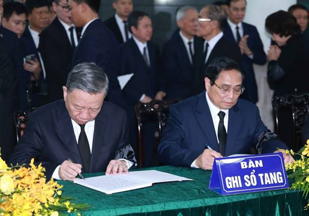 TỔNG THUẬT: LỄ QUỐC TANG TỔNG BÍ THƯ NGUYỄN PHÚ TRỌNG- Ảnh 4.