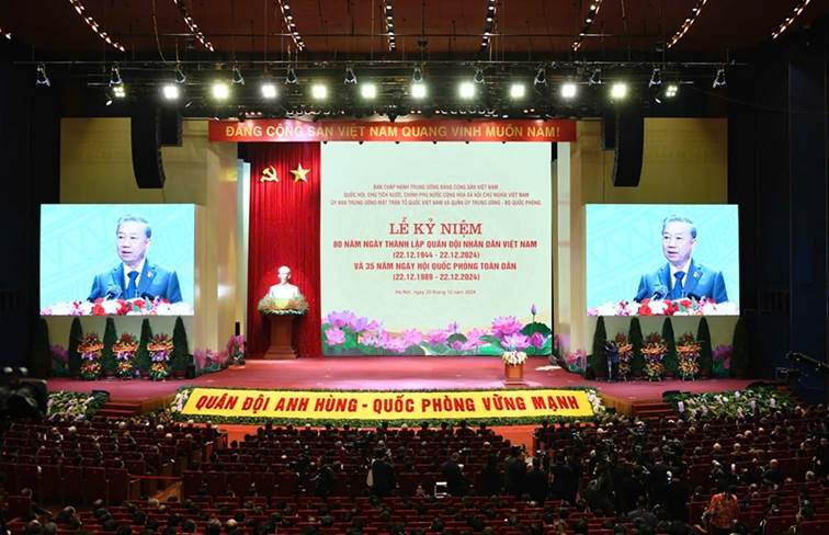 Tổ chức trọng thể Lễ kỷ niệm 80 năm Ngày thành lập Quân đội nhân dân Việt Nam và 35 năm Ngày hội Quốc phòng toàn dân