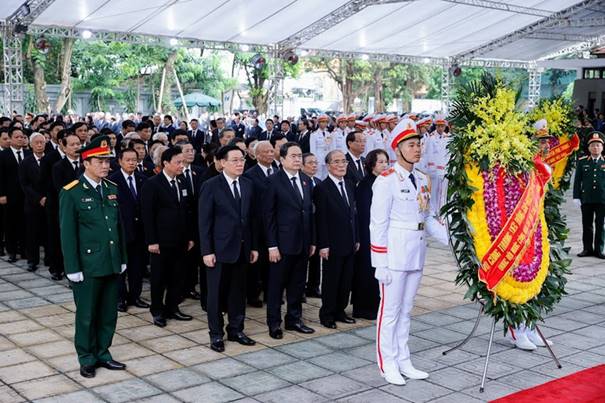 TỔNG THUẬT: LỄ QUỐC TANG TỔNG BÍ THƯ NGUYỄN PHÚ TRỌNG- Ảnh 21.