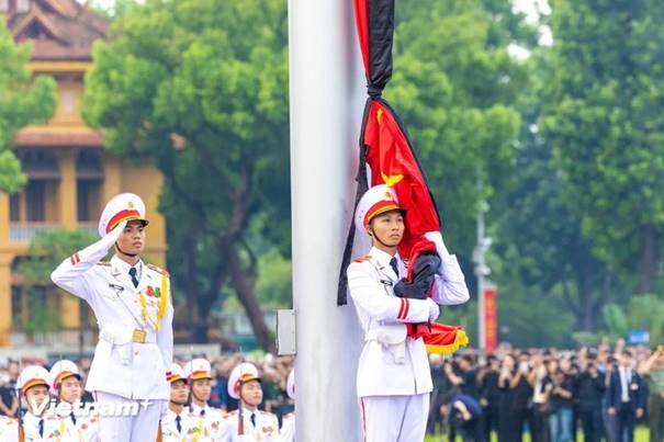 TỔNG THUẬT: LỄ QUỐC TANG TỔNG BÍ THƯ NGUYỄN PHÚ TRỌNG- Ảnh 60.