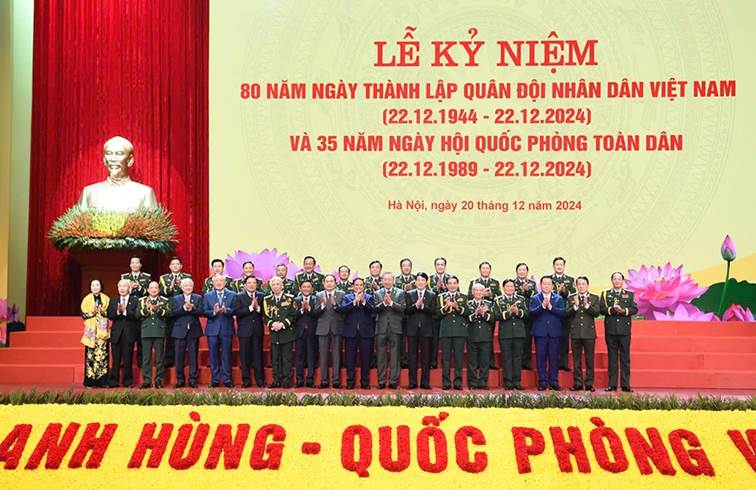 Tổ chức trọng thể Lễ kỷ niệm 80 năm Ngày thành lập Quân đội nhân dân Việt Nam và 35 năm Ngày hội Quốc phòng toàn dân